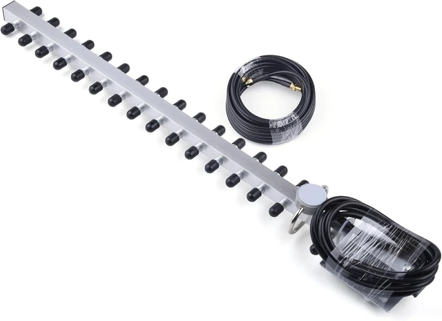 Main image of Yagi WiFi Antenna 2.4G 25dBi with RP-SMA Connector, with 15M Cable