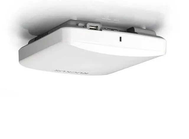 Alt view image 3 of 3 - Ruckus Unleashed R550 Wi-Fi 6 2x2:2 Indoor Access Point with 1.8 Gbps HE80/40 Speeds and Embedded IoT