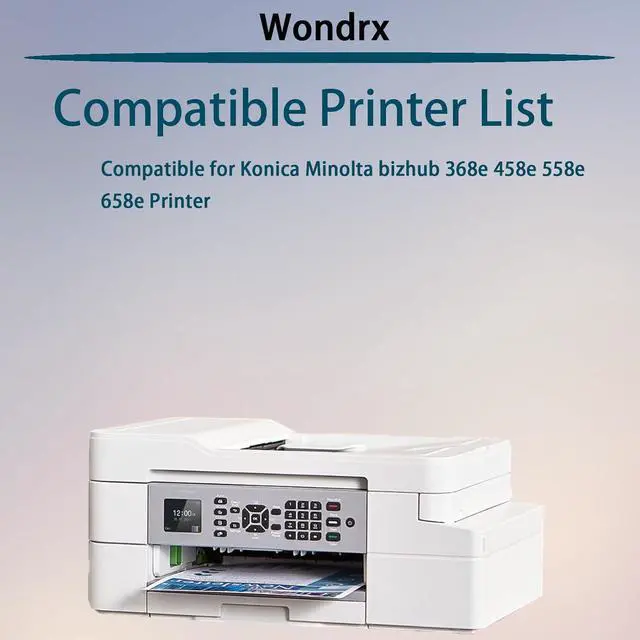 Alt view image 2 of 7 - DR314 Drum Unit (with chip) Compatible for Konica Minolta bizhub 368e 458e 558e 658e Printer, High Yield 285000 Pages, Convenient to Install Eco AACJ0RD(Black)