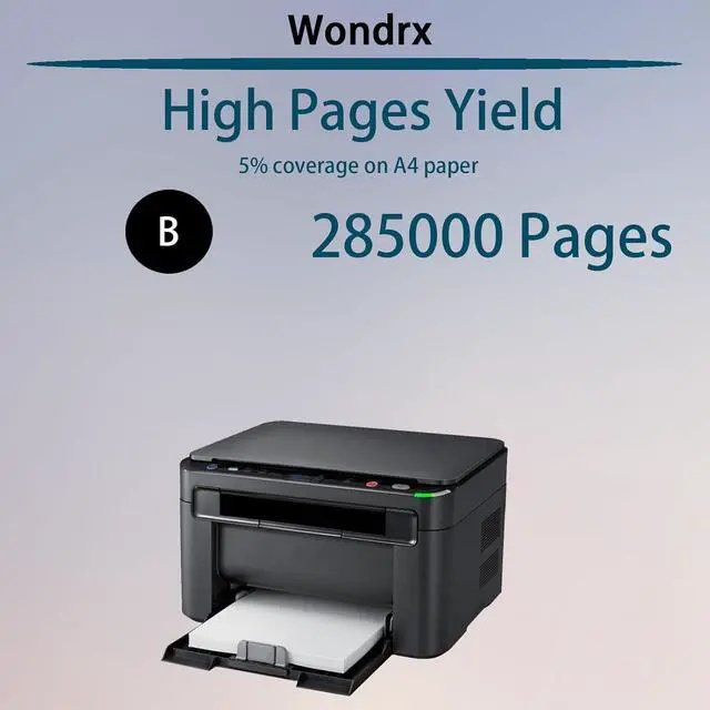 Alt view image 3 of 7 - DR314 Drum Unit (with chip) Compatible for Konica Minolta bizhub 368e 458e 558e 658e Printer, High Yield 285000 Pages, Convenient to Install Eco AACJ0RD(Black)