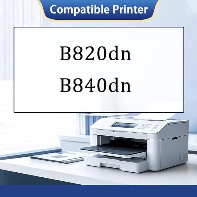 Alt view image 2 of 7 - B820dn 44707401 Image Drum Replacement, Compatible for OKI B820dn B840dn Printer Drum Unit 1 black