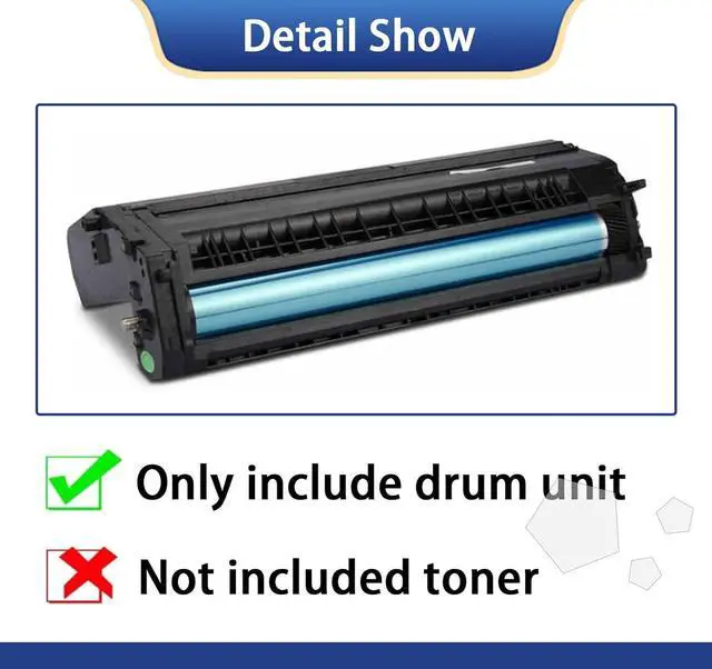 Alt view image 4 of 7 - B820dn 44707401 Image Drum Replacement, Compatible for OKI B820dn B840dn Printer Drum Unit 1 black