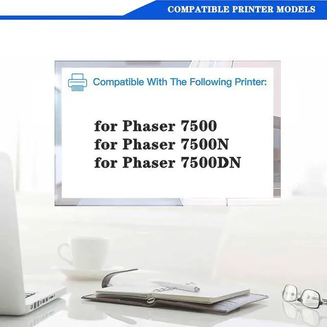 Alt view image 2 of 7 - Compatible for Xerox 108R00861 Black / Color Imaging Unit, Large Capacity Work with Phaser 7500 7500N 7500DN Printer, High Yield 80,000Pages Magenta