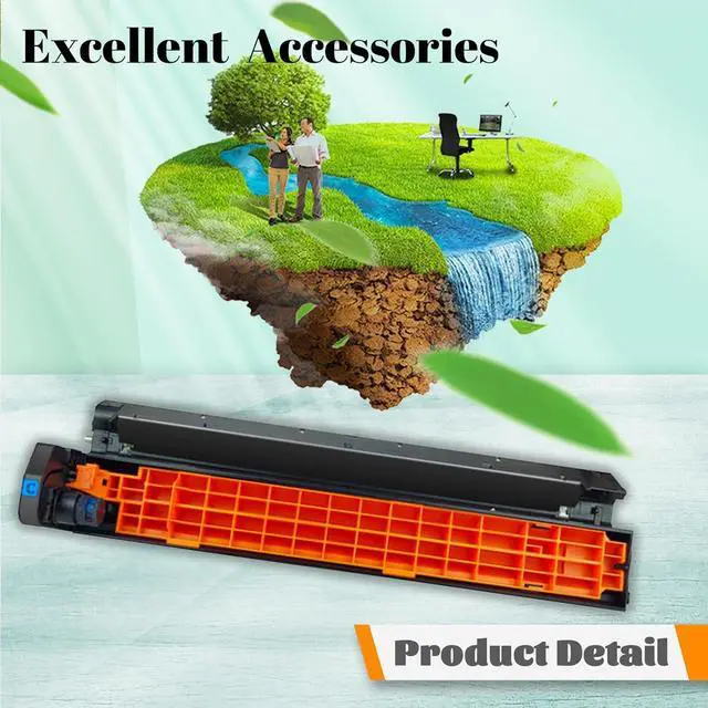 Alt view image 4 of 7 - Compatible for C710DN Drum Unit Replacement for OKI C710 C710DN C711N C711DN C711DTN Printer Cyan