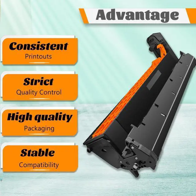 Alt view image 6 of 7 - Compatible for C710DN Drum Unit Replacement for OKI C710 C710DN C711N C711DN C711DTN Printer Cyan