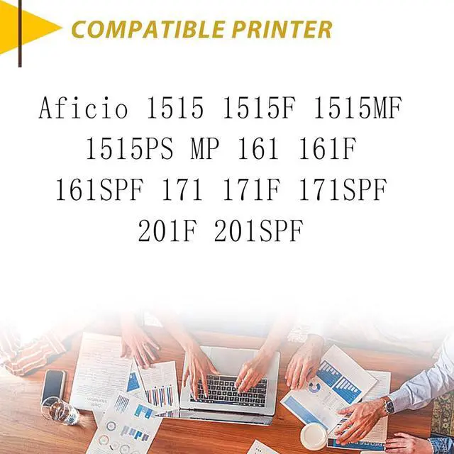Alt view image 3 of 7 - Type 1515 Drum Unit Suitable for Ricoh Aficio 1515 1515F 1515MF 1515PS MP 161 161F 161SPF 171 171F 171SPF 201F 201SPF Printer, Imaging Drum, Black