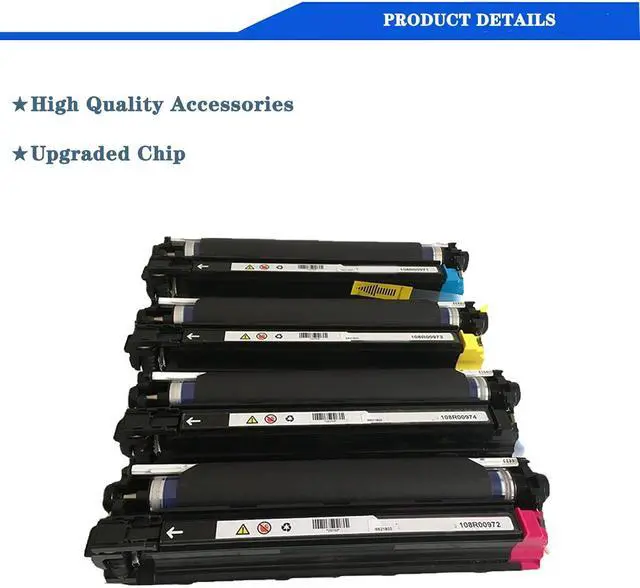 Alt view image 4 of 7 - Compatible for Xerox 108R00974 108R00971 108R00972 108R00973 Imaging Unit, Large Capacity Work with Phaser 6700N 6700DN 6700DT 6700DX Printer, High Yield 50,000Pages Magenta