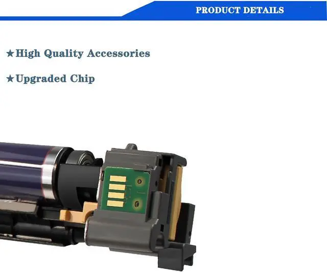 Alt view image 4 of 7 - Compatible Drum Unit Replacement for Xerox Phaser 7700 7750DN 7750HGX 7760GX 7760DX 7760DN Printer, High Yield 30,000Pages Yellow