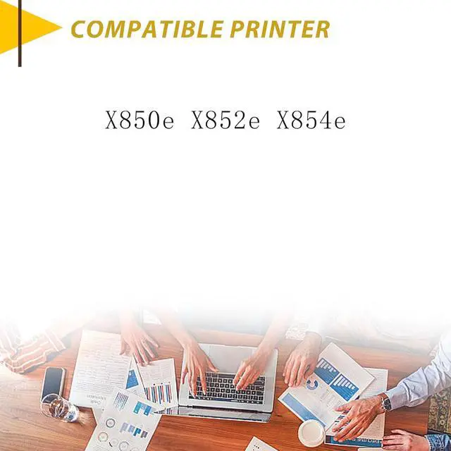 Alt view image 2 of 7 - X850H22G Drum Unit Suitable for Lexmark X850e X852e X854e Printer, Imaging Drum 60 000 Pages, Black