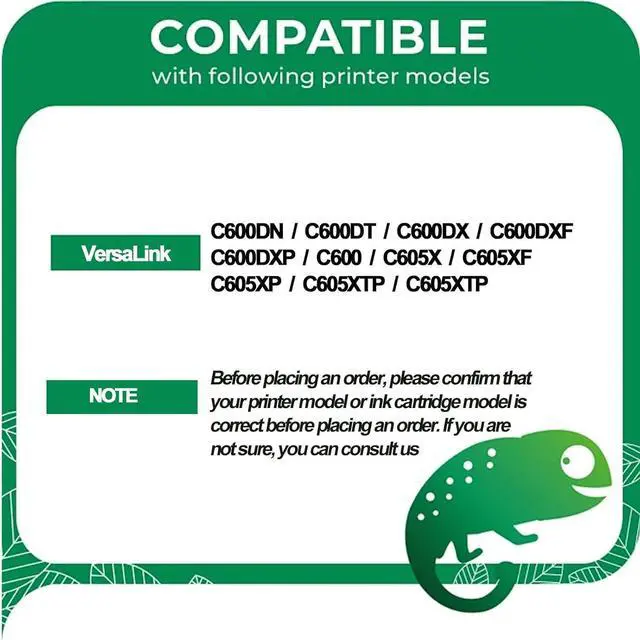 Alt view image 2 of 7 - C600 C605 Compatible for Xerox C600 Drum Unit 108R01488 108R01487 108R01486 108R01485 Replacement for VersaLink C600DN C600DT C600DX C600 Printer,Black-1 Pack