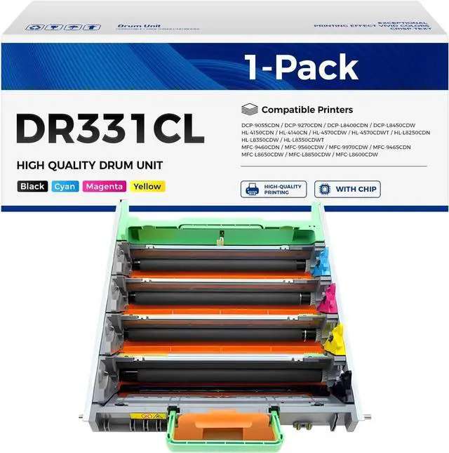 Main image of DR331CL Drum Unit Printer Replacement Compatible for Brother DR-331CL Imaging Drum MFC-L8850CDW HL-L8350CDW MFC-L8600CDW HL-4150CDN MFC-9970CDW DCP-L8400 9050 9055 L8450 HL-L8250 L8650 L8850 4570CDW