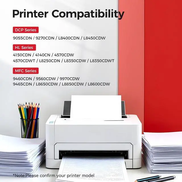 Alt view image 2 of 6 - DR331CL Drum Unit Printer Replacement Compatible for Brother DR-331CL Imaging Drum MFC-L8850CDW HL-L8350CDW MFC-L8600CDW HL-4150CDN MFC-9970CDW DCP-L8400 9050 9055 L8450 HL-L8250 L8650 L8850 4570CDW