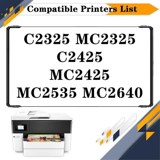 Alt view image 2 of 7 - 78C0Z50 Imaging Drum Kit, Compatible for Lexmark C2325 MC2325 C2425 MC2425 MC2535 MC2640 PrintersHigh Print Volume with Chip 1 Set