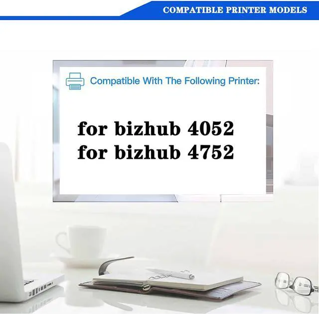 Alt view image 2 of 7 - IUP-32 IUP-33 Black Imaging Unit Replacement Compatible for Konica Minolta Bizhub 4052 4752 Printer, High Yield 60,000 Pages 1Pack