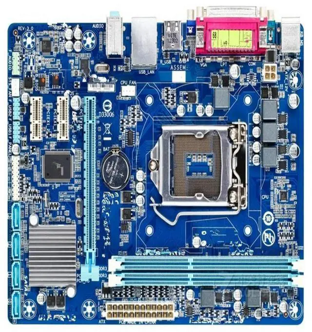 Main image of FOR H61M-DS2 REV: 3.0 4.0 H61 Main Board 1155 Set Tape Print Port