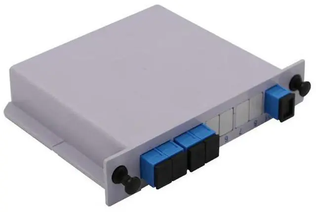 Alt view image 2 of 2 - FOR SC UPC PLC 1X4 splitter Fiber Optical Box PLC Splitter box with SC Planar waveguide type Optical splitter