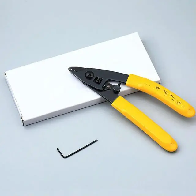 Alt view image 2 of 2 - FOR CFS-3 Fiber Optic Tool Stripper optical cable cold splicing and hot melting tools three-necked pliers CFS 3 Holes wire stripping