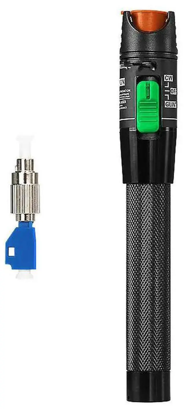 Alt view image 2 of 2 - FOR 30mW VFL and LC adapter Optical Fiber Cable Tester, Fiber Optic Visual Fault Finder 30Km Range Red pen