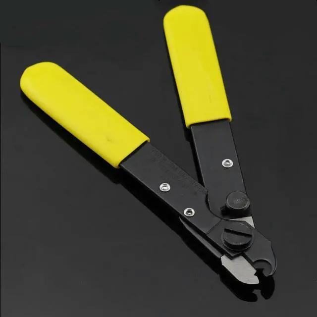 Alt view image 2 of 2 - FOR straight handle single-mouth pliers FO-103S fiber optic cover stripping stripping pliers