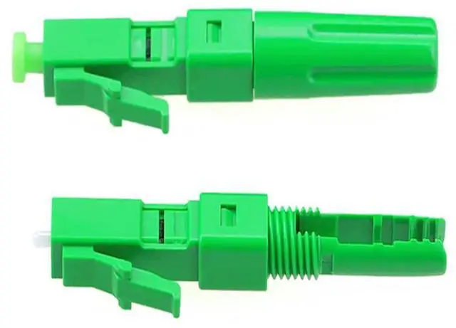 Alt view image 2 of 2 - FOR LC APC Fiber Optic Fast Connector LC Cold Splice Optical Fiber Embedded Type LC/APC Leather Wire Optical Cable Quick Adapter