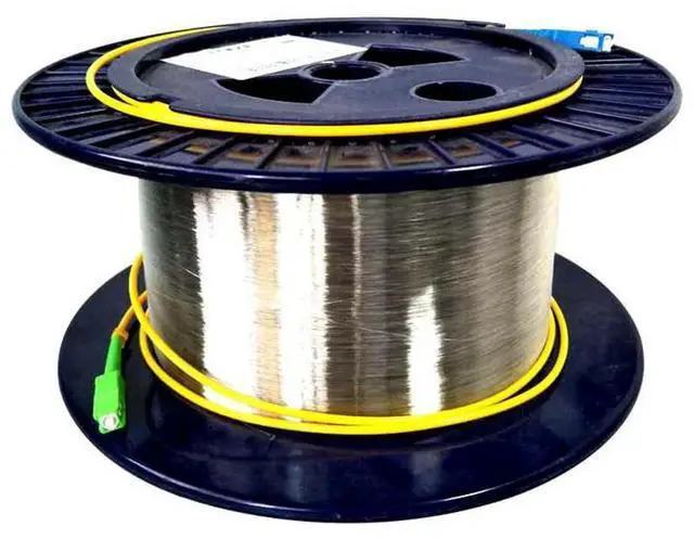 Alt view image 2 of 2 - FOR SC APC-SC UPC 1KM 2KM 9/125 singlemode Single Bare fiber disk OTDR measuring Optical Fiber Cable OTDR test optical fiber reels