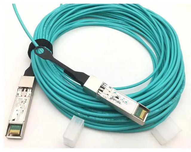 Alt view image 2 of 2 - FOR 25Gbps SFP28 to SFP28 Cabe OM3 1M/2M/ /5M/10M/20M Active Optic Cable Compatible with Code