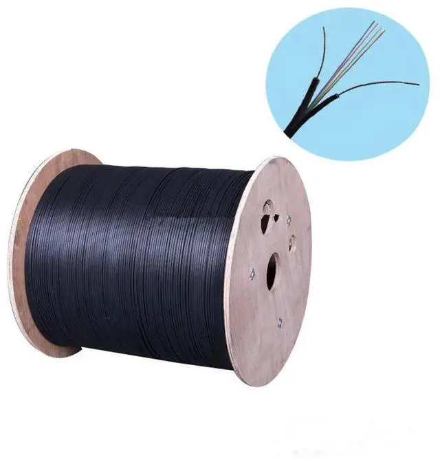 Main image of FOR 2000m/roll Steel Wire Type 4 s G657A fiber optic Drop Cable Multi Loose Tubes Armoured single mode fiber optic cable
