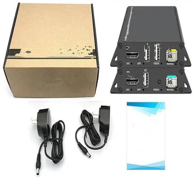 Main image of FOR Video Over Fiber Hdmi-compatible To Fiber Digital Transceiver HDMI 4K60HZ+KVM Optical Transceiver