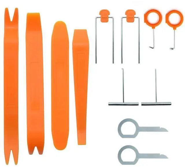 Main image of FOR 12Pcs/set Plastic Auto Dismantle Tools Kit Car Radio Door Clip Panel Trim Dash o Removal Installer Pry Kit Refit Set