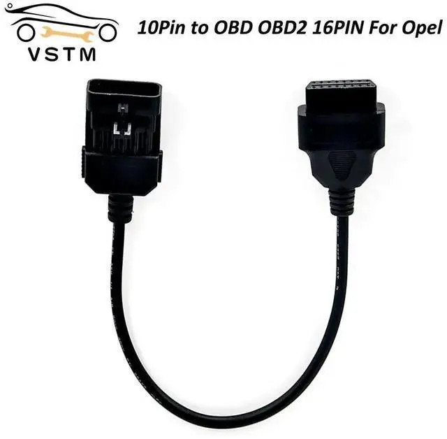Main image of FOR 10Pin OBD OBD2 Connector Cable Works For O*pel Diagnostic Adapter 10 Pin to OBDII 16 Pin