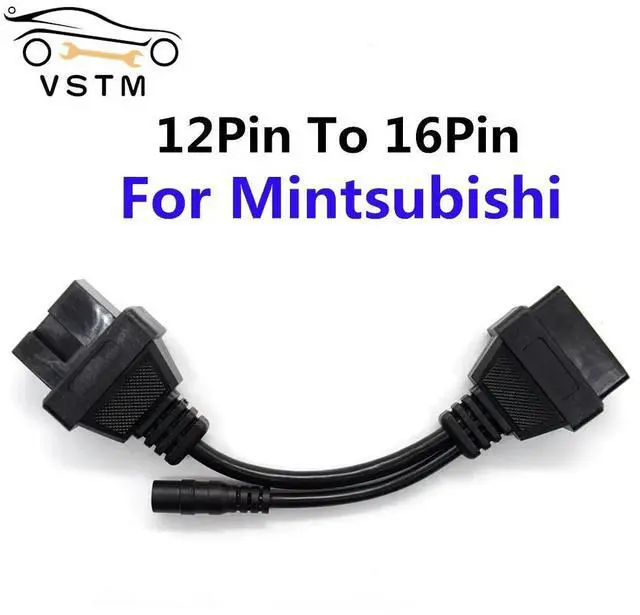 Main image of FOR For 12 Pin To 16 Pin Female OBD 2 Extension Tool Adapter Car OBD Cable 12Pin Connector Cable