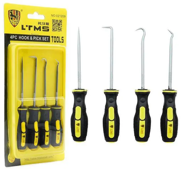 Main image of FOR 4Pcs/set Car Pick and Hook Set Automotive O Ring Oil Seal Gasket Puller Remover Craft Hand Tool set Auto Disassembly Accessories