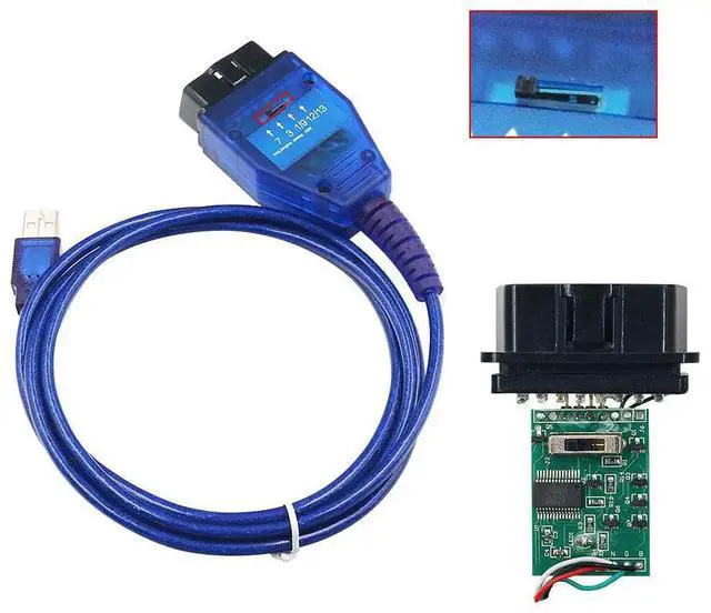 Main image of FOR OBD External Equipment FT232RL USB With Switched OBD2 Diagnostic Cable For VAG KKL 409 Car ECU Scan Tool
