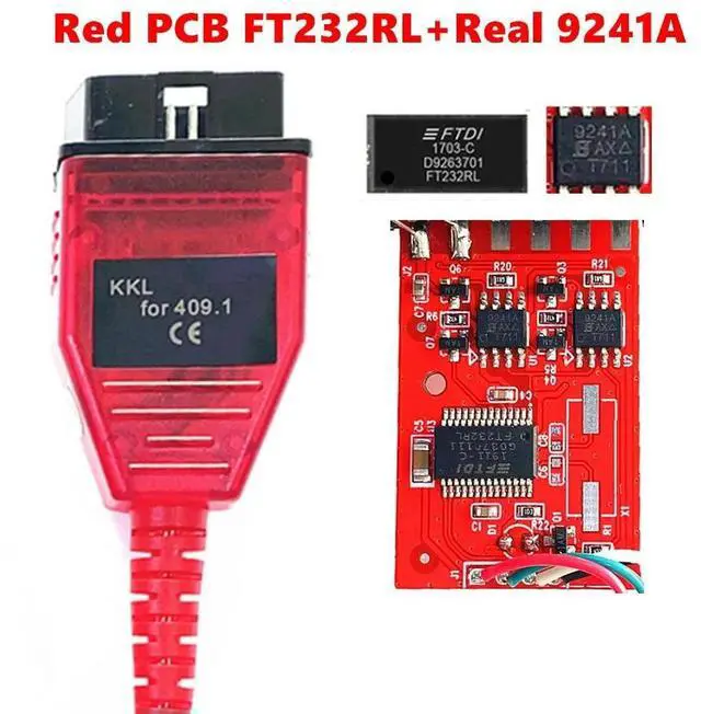 Main image of FOR VAG KKL 409.1 FTDI FT232RL Real 9241A OBD2 Car Diagnostic vag com Interface Cable 409.1 For Seat Auto Tool