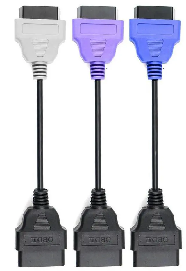 Main image of FOR For ECU Scan & Multiecuscan Adaptor OBD2 Connector Diagnostic Adapter Cable For ECU 3 pcs Cables Diagnostic Cable