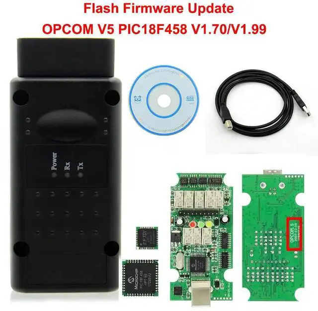 Main image of FOR V1.70 1.99 Flash Firmware Update For Car Diagnostic Cable for OP-COM PIC18F458 CAN BUS OBD2 Auto Tool