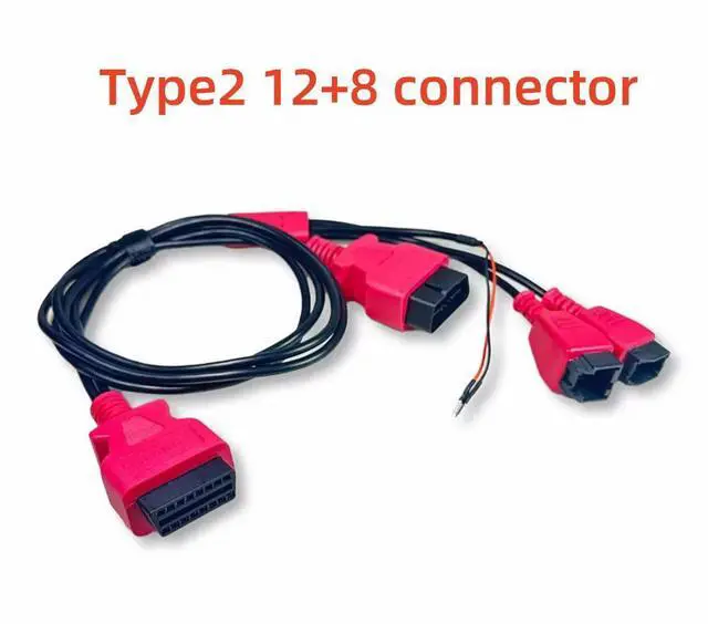 Main image of FOR Programming Cable 12+8 Connector for 12+8 Adapter work with DS808 906 908 PRO ELITE