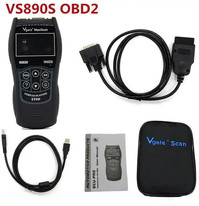 Main image of FOR OBD2 Car Fault Code Reader Scan Tool Car VS890 OBD II Diagnostic Tool Engine Test Multi-Language