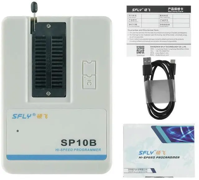Main image of FOR High-speed SP10A SP10B SP10F Stead of SP8-A/SP8-B/F support 4000+chip USB B Programmer FLASH/EEPROM/SPI
