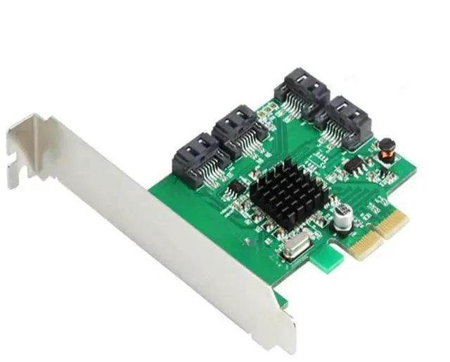 Main image of Quad SATA III Port RAID PCI-e X2 Card HyperDuo 4 Ports SATA 6Gbps 3.0 SSD + HDD PCI Express card Built RAID0 RAID1 RAID10