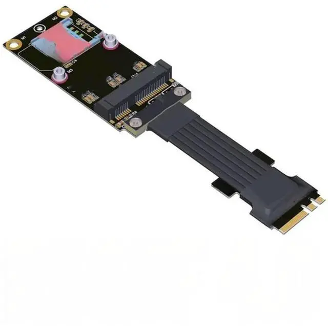 Main image of M.2 WiFi A.E Key To Mini Pcie 4.0 Wireless Network Card Adapter Converter M2 WiFi Interface To MPCIE MINIPCIE Expansion Cable