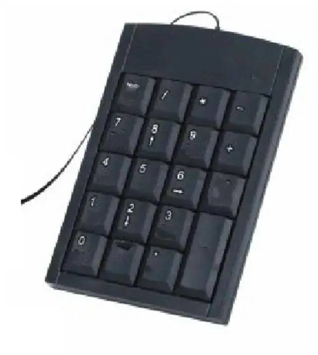 Main image of FOR USB 19 Keys Keypad Numeric Keyboard Multifunction Wired Number Calculator For Laptop Easy To Use win7 usb numpad