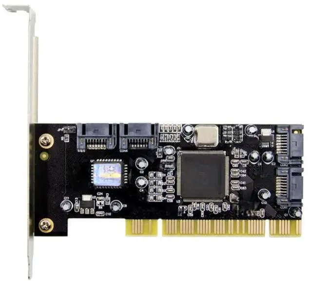 Main image of FOR 4-port Chipset Controller Card Silicon Image Sil3114 PCI to Sata 3114 Card SATA Expansion Card Conversion Card