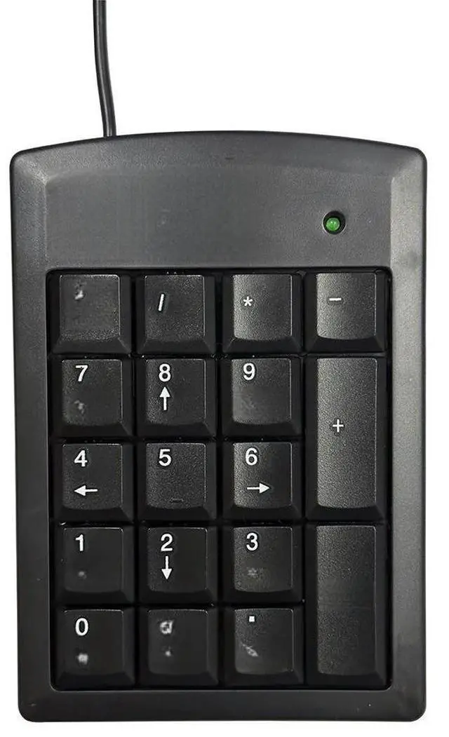 Main image of FOR 19 Keys PS/2 Keypad Numeric Keyboard Multifunction Wired Number Calculator For Laptop
