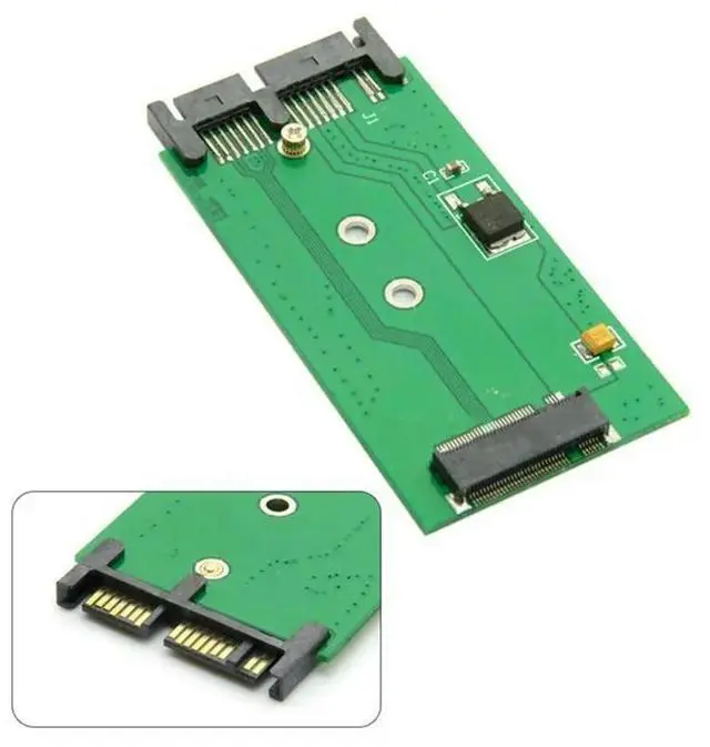 Main image of FOR M.2 NGFF SSD to 1.8 Micro SATA 7+9 16pin Adapter Cards Mini PCIE 2 Lane for E431 E531 X240S Y410P Y510P