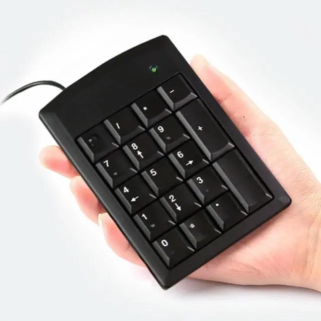 Main image of FOR PS/2 19 Keys Keypad Numeric Keyboard Multifunction Wired Number Calculator For Laptop Easy To Use win7 ps2 numpad