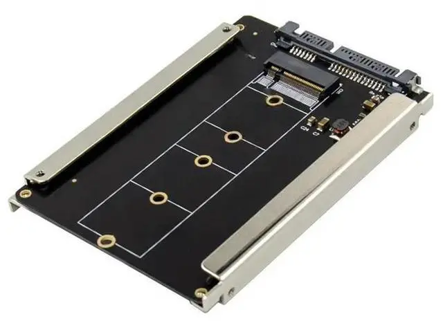 Main image of FOR B+M Key M.2 NGFF SSD To 2.5 SATA 6Gb/s Adapter Card With Enclosure Socket M2 NGFF Adapter bkey to sata case
