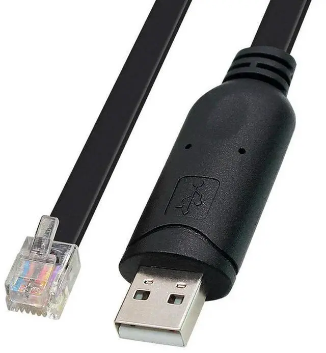 Main image of FOR USB to RJ12 6P6C PLC Programming RS232 Serial Cable Ftdi ft232rl Chip for DL05 DL06 DL105 DL205 D3-350 D4-450 L