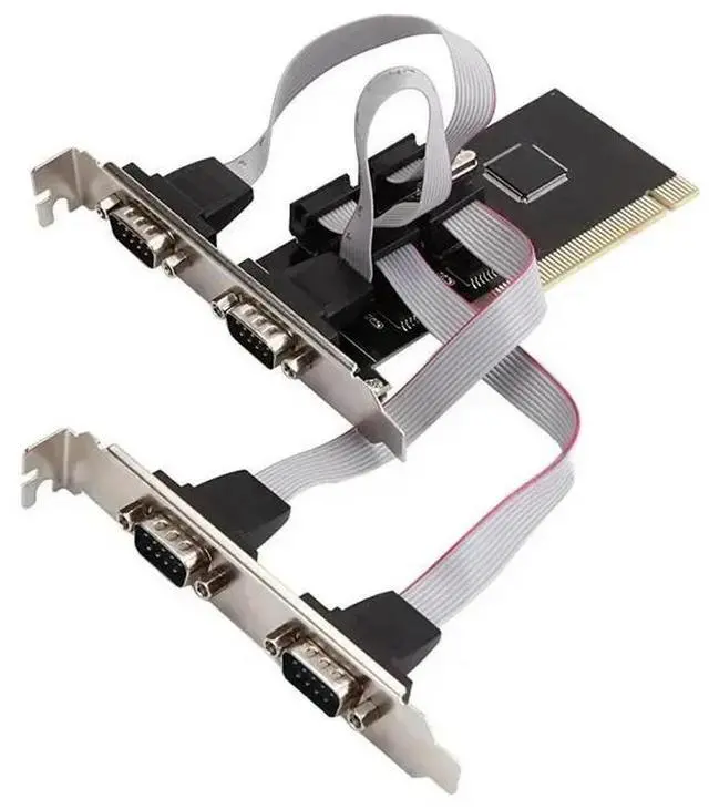 Main image of FOR PCI to serial port COM RS232 db9 4 serial port 9pin desktop PCI expansion adapter