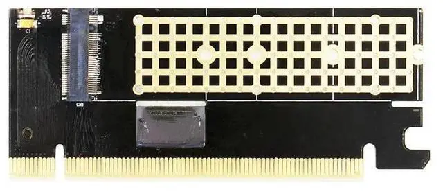 Main image of FOR MX16 M.2 NVMe SSD NGFF TO PCIE 3.0 X16 adapter M Key interface card Suppor PCI Express 3.0 x4 2230-2280 Size m.2 FULL SPEED